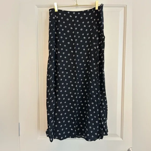 Reformation Zoe Side-Slit Midi Skirt - Picture 7 of 8